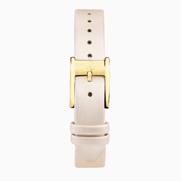 Accurist Dress Diamond Ladies Watch – Gold Stainless Steel Case & Cream Leather Strap with Champagne Dial 7